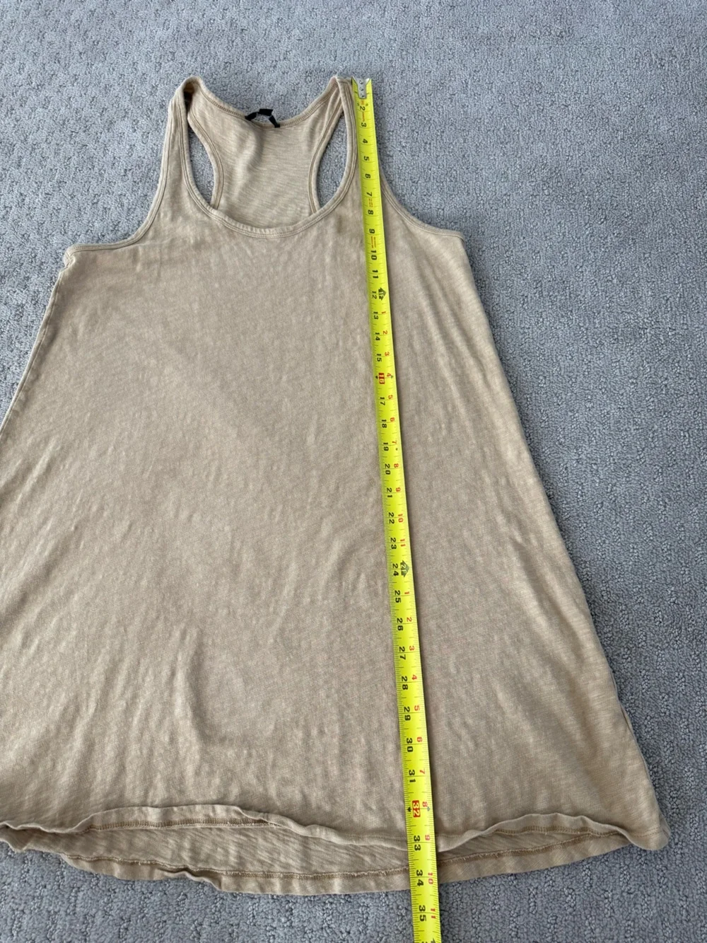 J.Crew Swingy Mini Tank Dress in Desert Sand